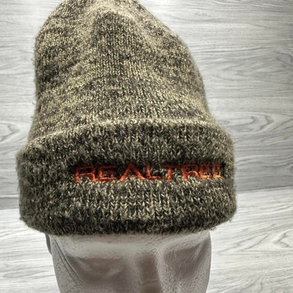 Realtree camo green orange beanie - Picture 4 of 7